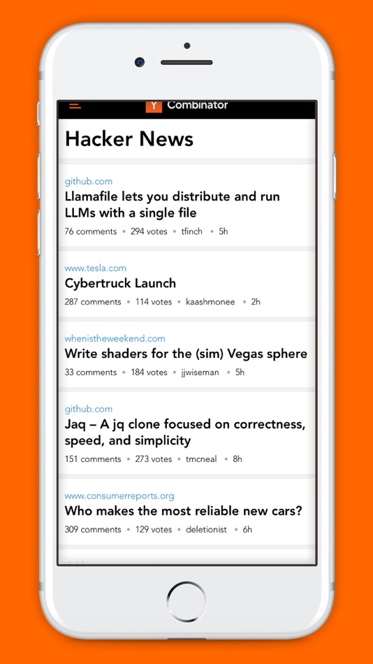 #4. Y Combinator (iOS) Ved: Y Combinator