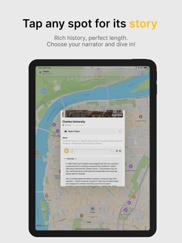 Waytale: AI Audio City Guide ipad screenshot 4