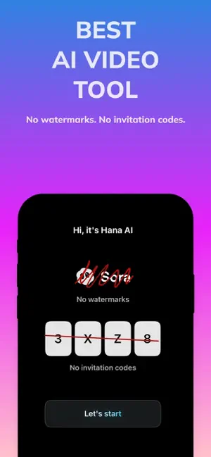 Hana AI: AI Videos screenshot 1