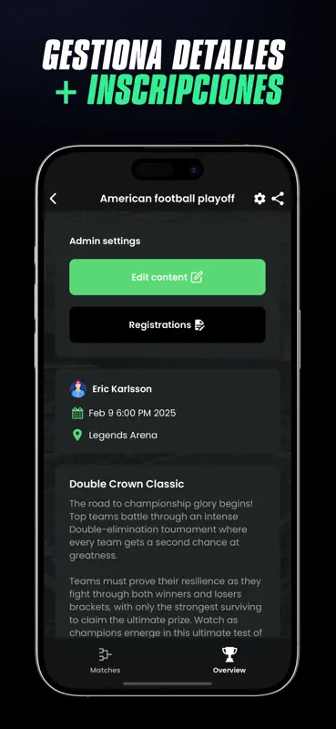 Tourney - Tournament Manager screenshot 9 of 9