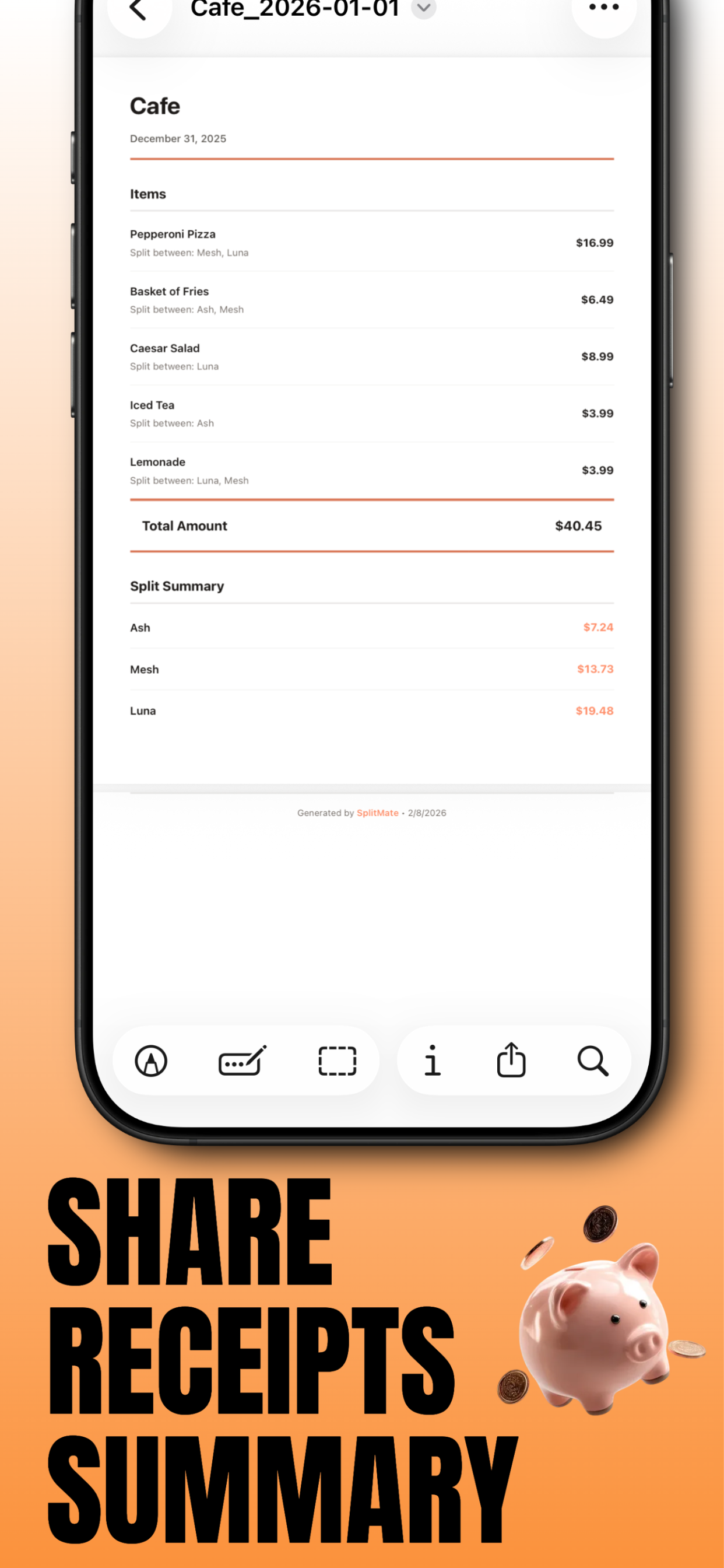 SplitMate - Easy Splitting screenshot 5