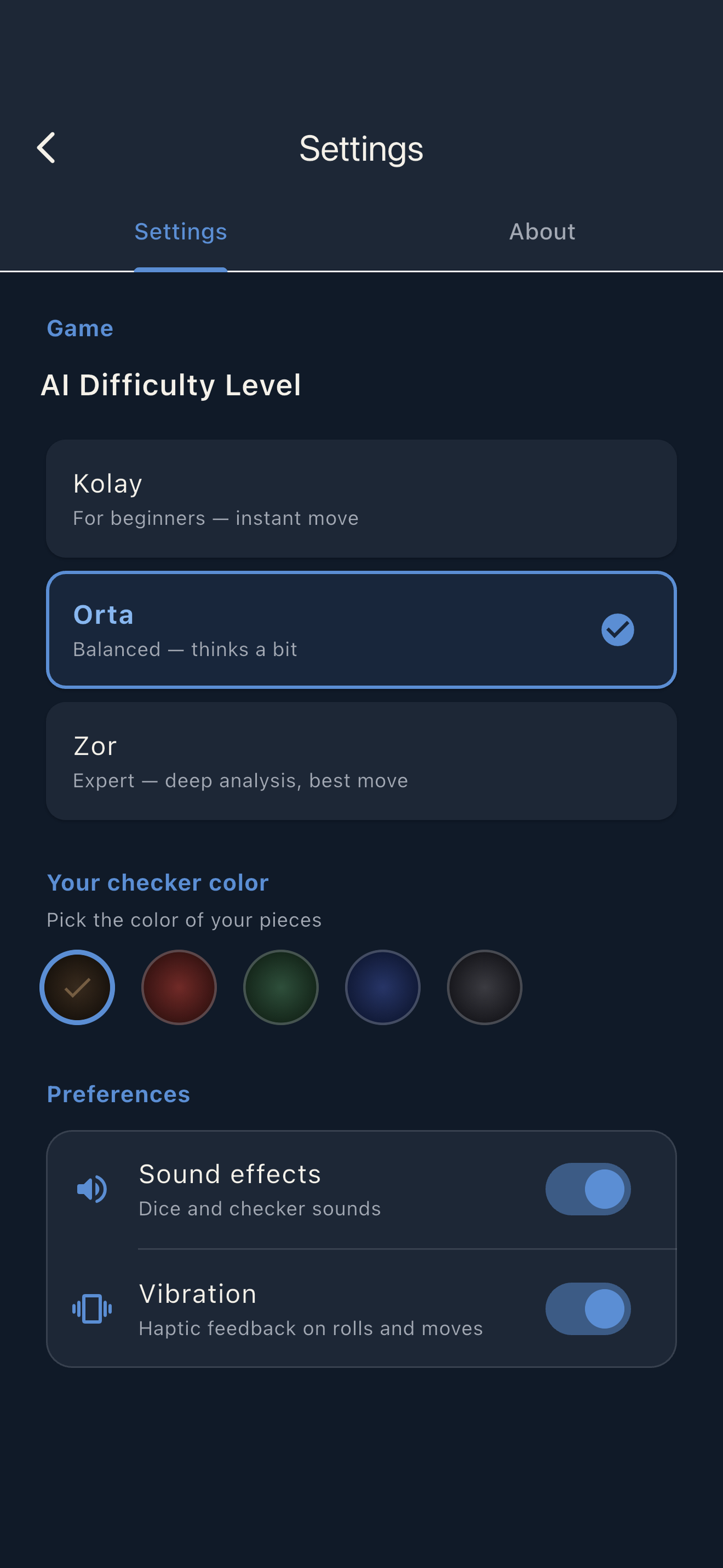 BlueTavla screenshot 4