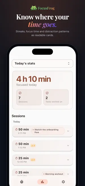 FocusFrog screenshot 4