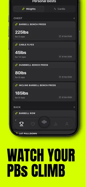 SLAB: Voice Workout Log screenshot 4