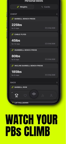 SLAB: Voice Workout Log Screenshot 4 of 7