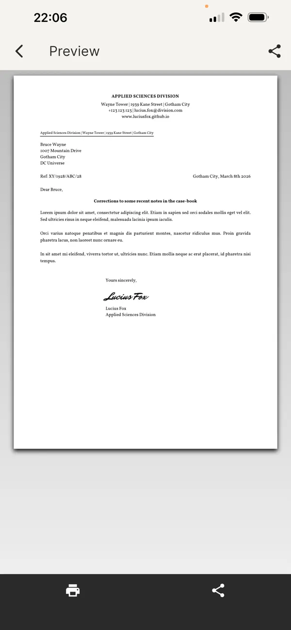 Screenshot #3 pour TypeRun: Docs to PDF