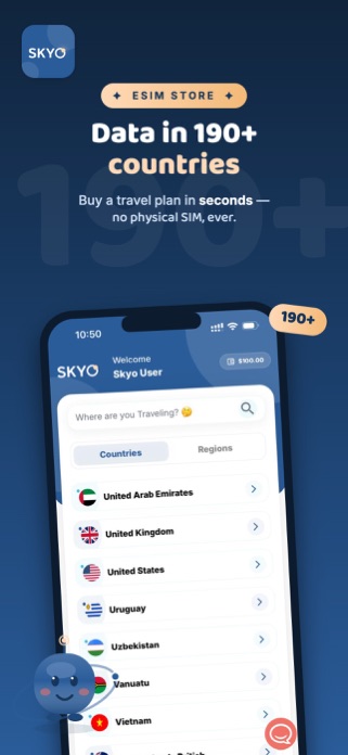 Skyo eSIM Screenshot 1 of 5