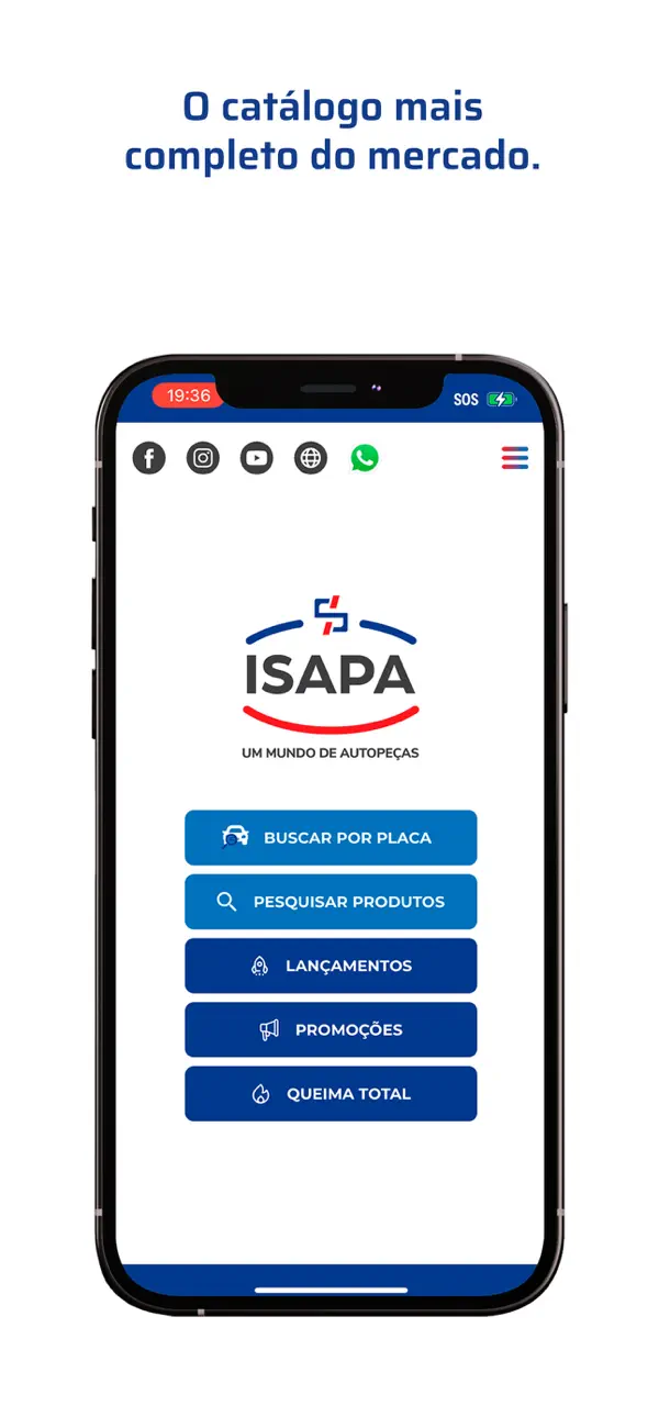 Screenshot #1 pour Isapa Autopeças - Catálogo