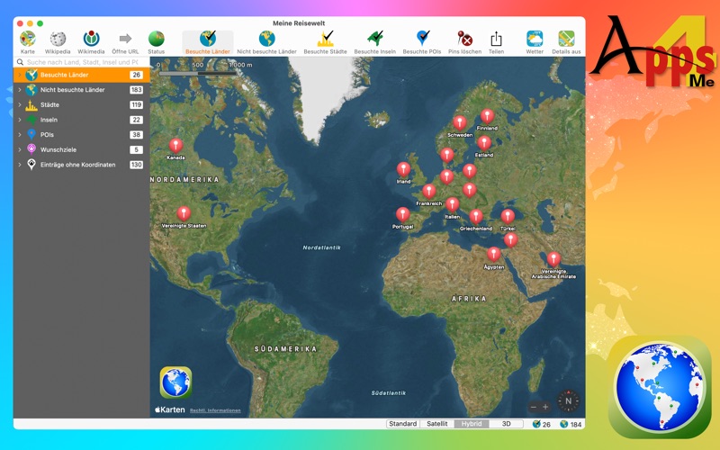 Screenshot #2 pour Meine Reisewelt