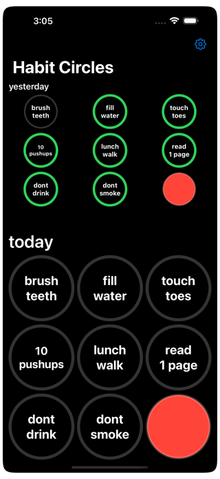 Nine Habits Screenshot 2 of 5