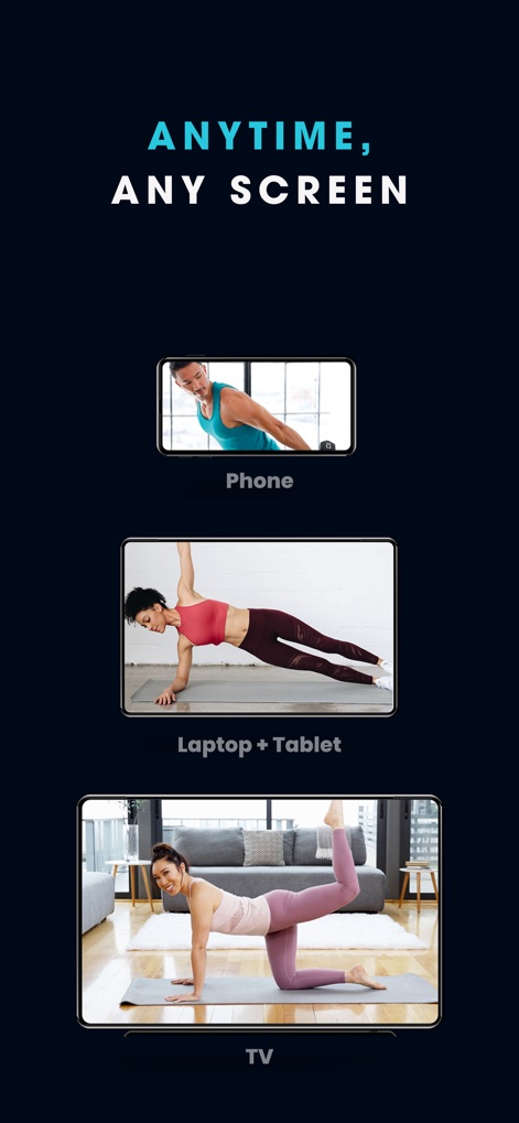 FitOn Workouts & Fitness Plans - Users can enjoy seamless fitness experiences, accessing workouts conveniently on their Phone and integrating with TV displays.