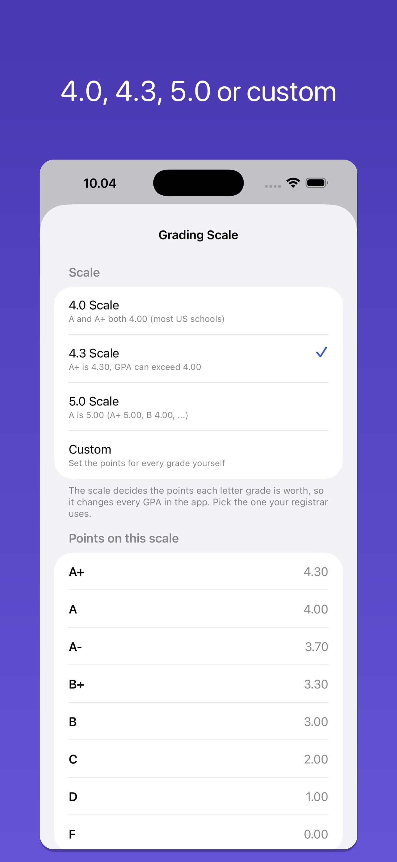 GPA Calculator: Grade Tool screenshot 3