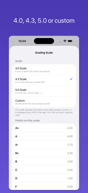 GPA Calculator: Grade Tool screenshot 3