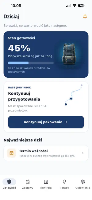 Plecak Ewakuacyjny screenshot 1