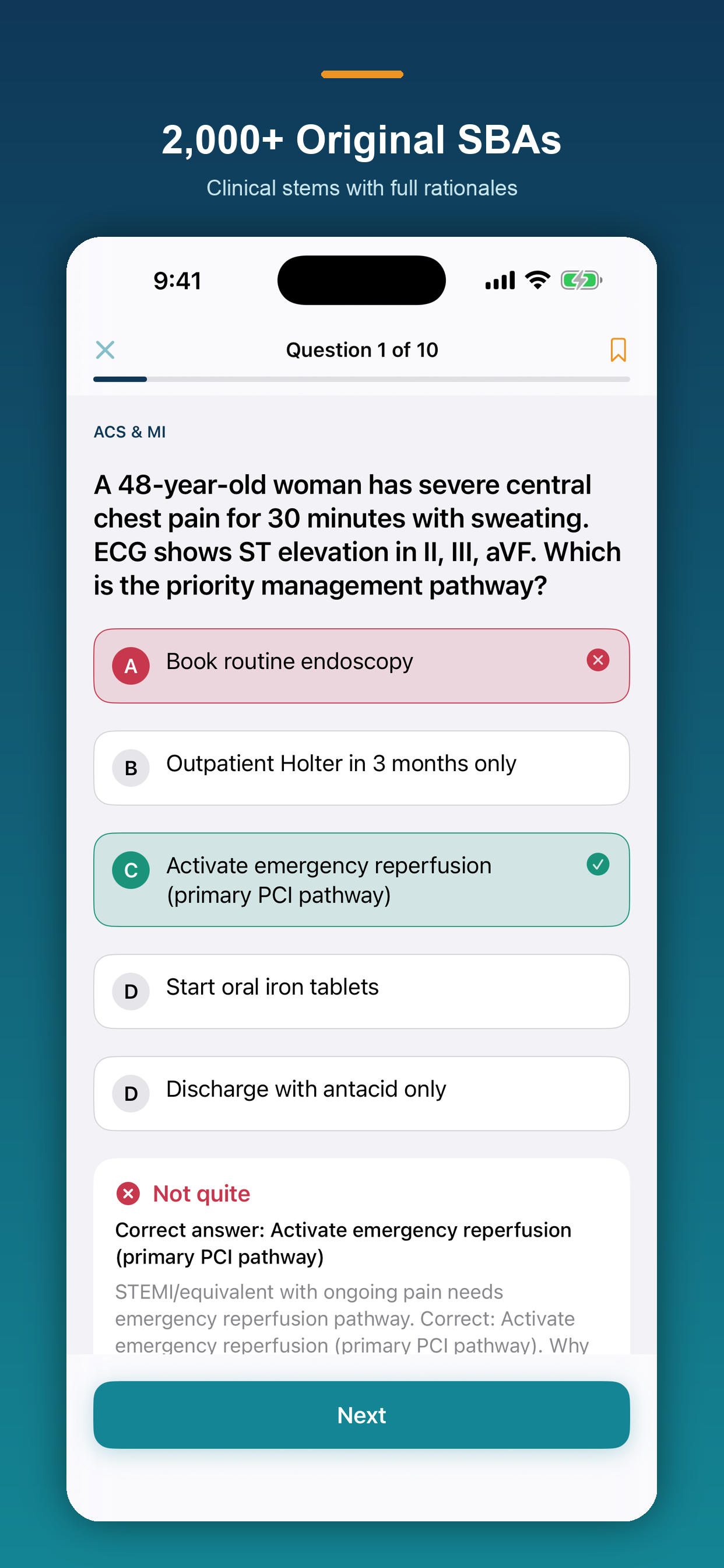 UKMLA Prep AKT screenshot 2
