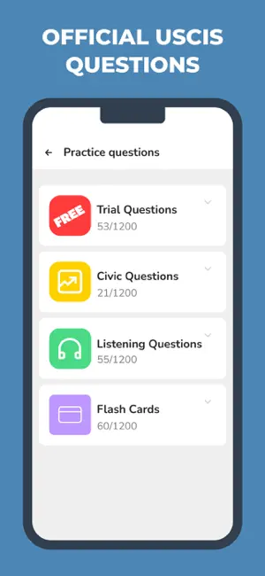 Citizenship Test Practice USA screenshot 2
