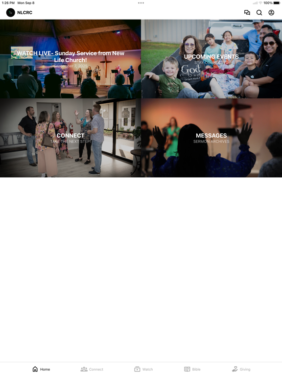 New Life Church - Spring TX iPad screenshot 1 - Education app