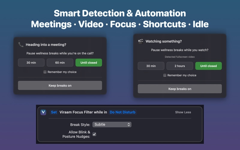 Viraam: Screen Break Reminder screenshot