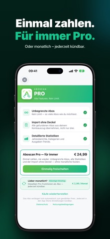 Aboscan: Abo-Manager & Tracker Screenshot 9 of 9