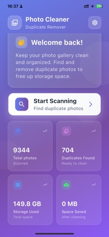 Duplicate Photo & Cleaner iPhone screenshot