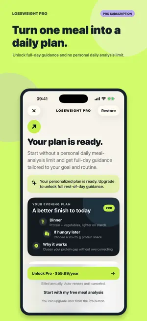 LoseWeight: AI Calorie Counter screenshot 3