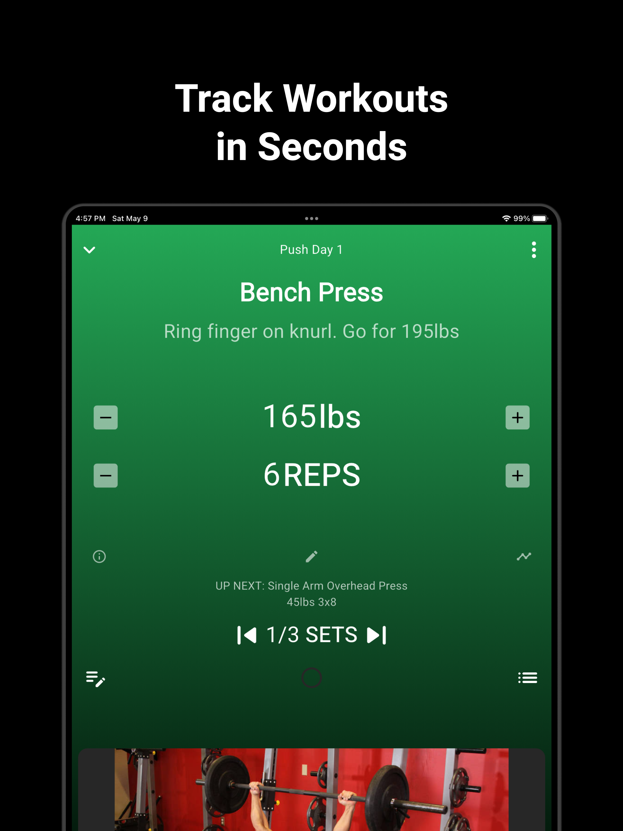 Grin&Gain: Gym Workout Tracker screenshot 10
