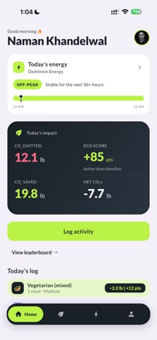 EcoScore - Measure Your Impact Screenshot 1 of 4
