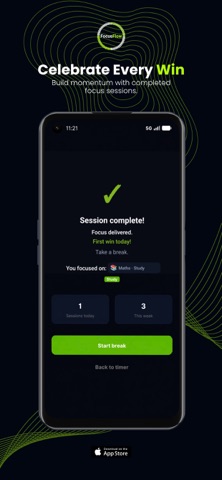 FocusFlow – Pomodoro Timer Screenshot 4 of 7
