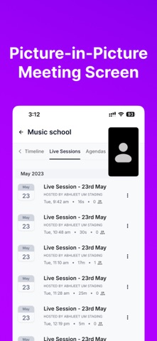 Clases British Academia iPhone screenshot