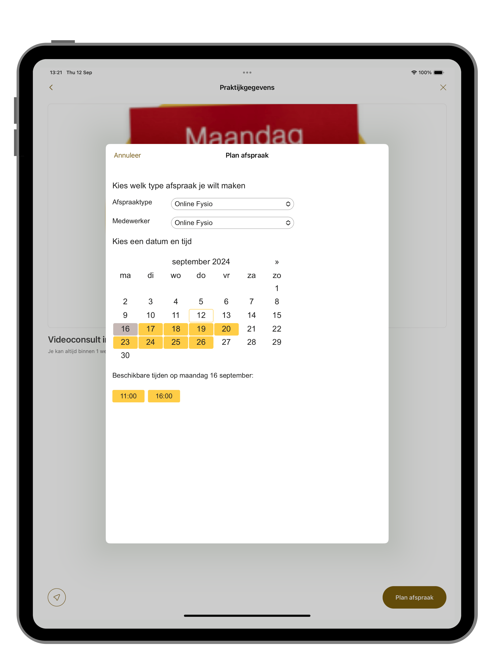 App de Fysio