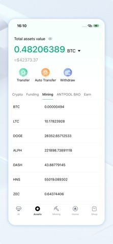 ANTPOOL - Leading BTC Pool Screenshot 5 of 10