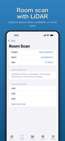 WallMark: AR Wall Planner iPhone screenshot