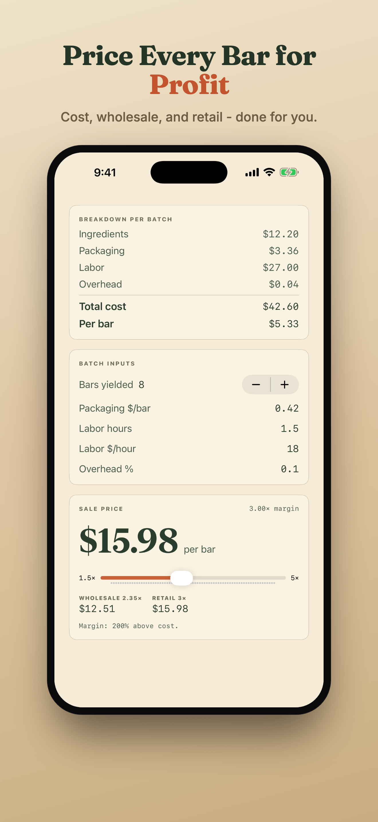 Soap Calculator: Lye & Recipe