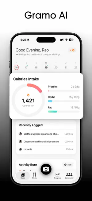 Gramo AI - Calorie Counter screenshot 1