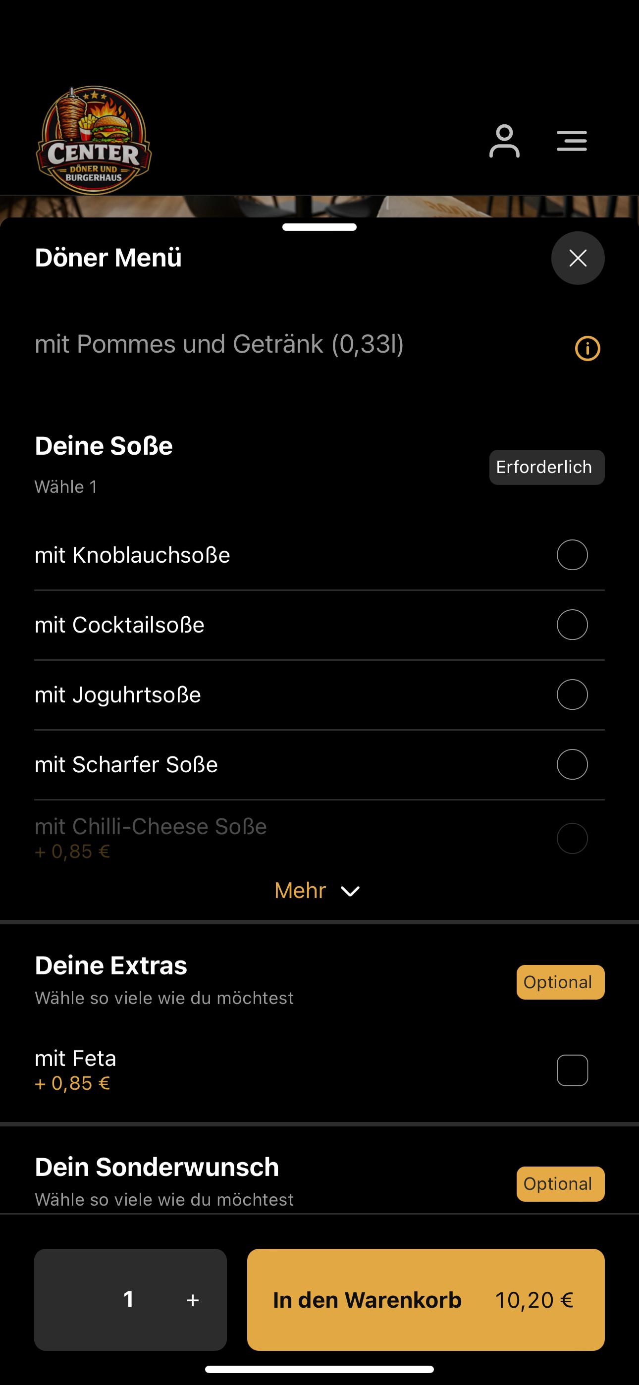 Center Döner und Burgerhaus