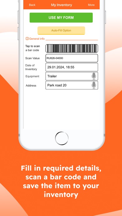 Screenshot #2 pour Heavy Equipment Inventory App