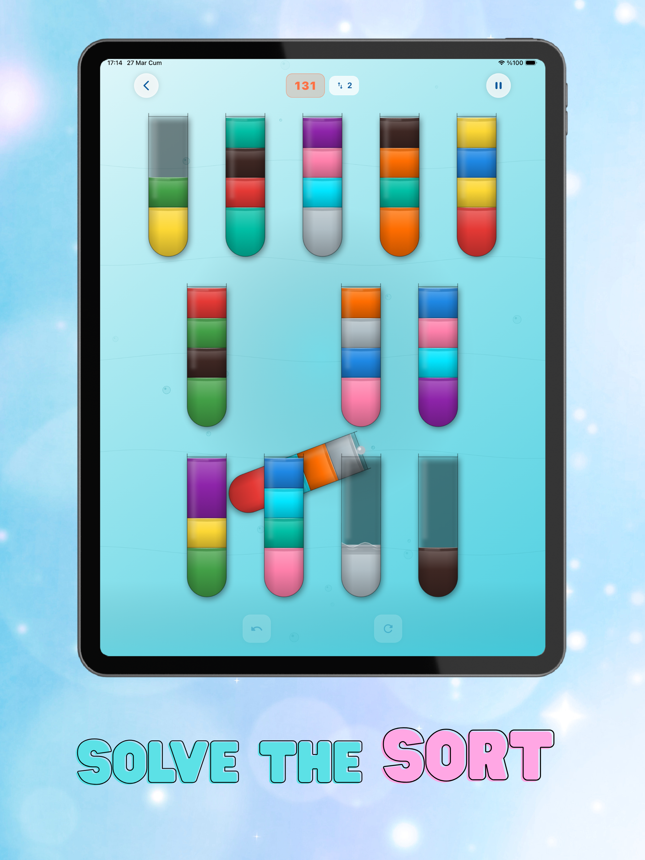 HueDrop: Color Sort Puzzle