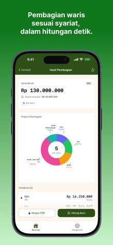 Faraidh: Kalkulator Waris screenshot