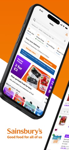 Sainsbury's app screenshot