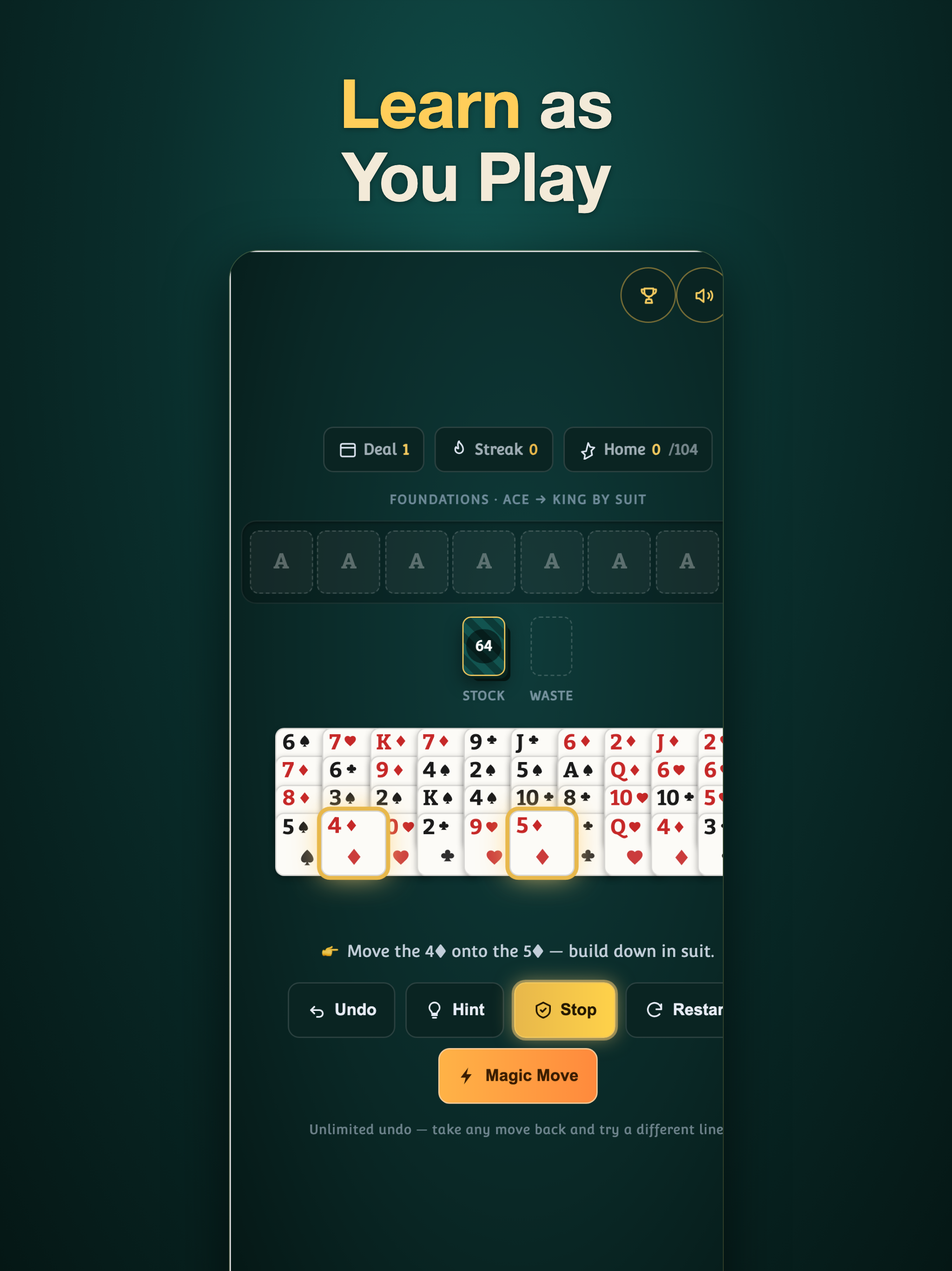 Forty Thieves Solitaire: Coach screenshot 6
