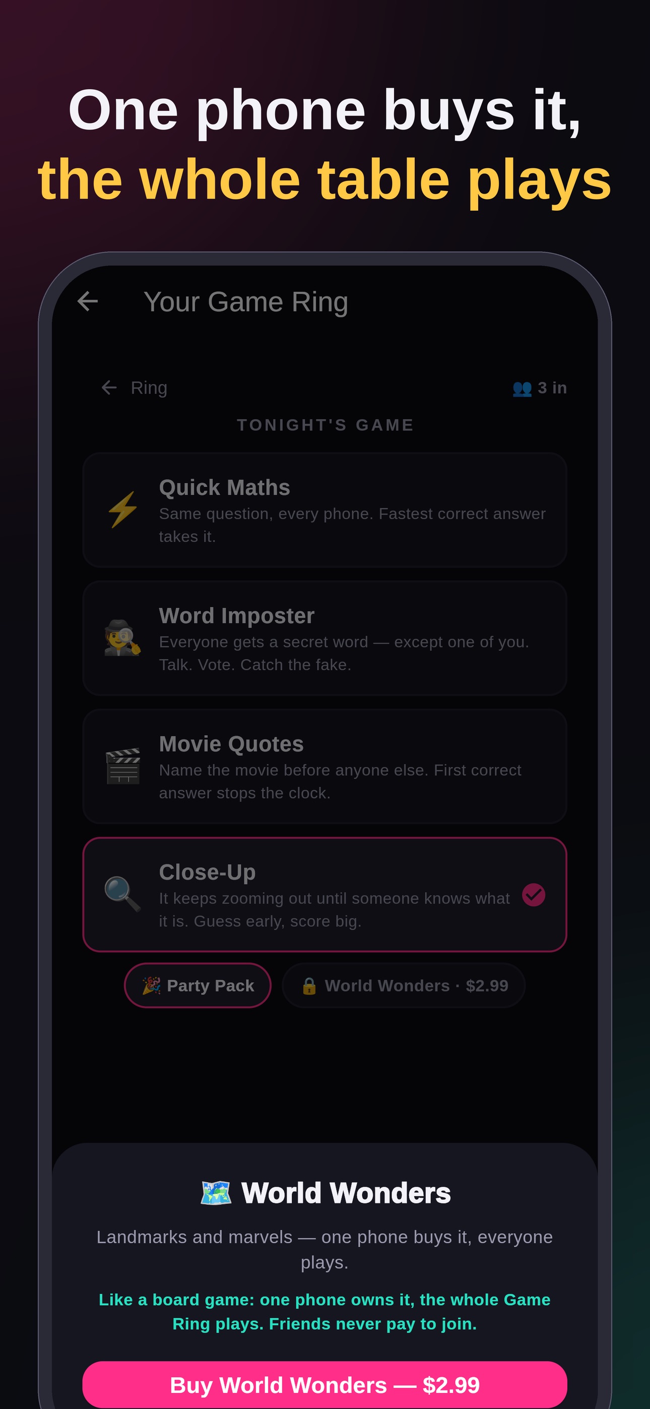 Screenshot 4 of Game Ring: couch party games