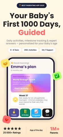 Baby Leap: Milestone Tracker Screenshot 1