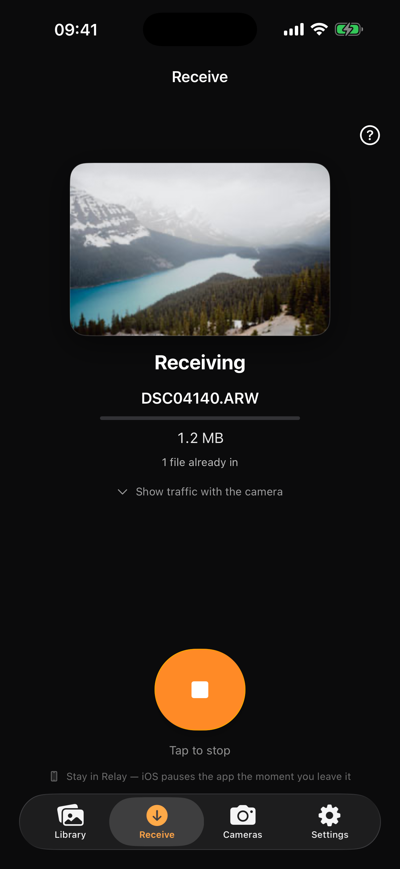 Relay Camera Transfer screenshot 2