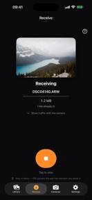 Relay Camera Transfer screenshot