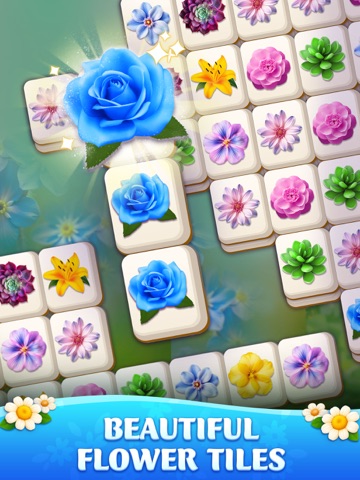 Zen Blossom: Flower Tile Match iPad screenshot