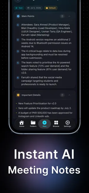 Transcribe: AI Note Taker screenshot 4