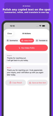 PasteFlow: Clipboard Snippets Screenshot 3 of 6