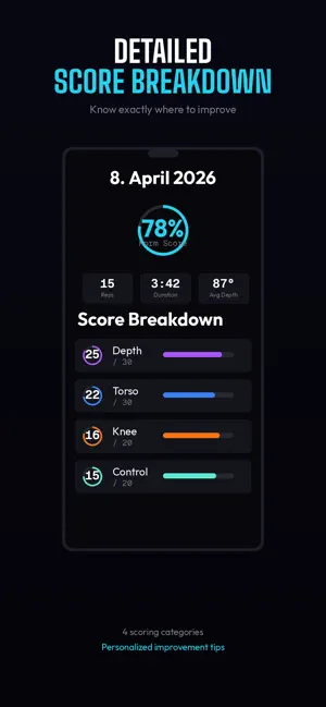 Squat Checker – AI Form Coach screenshot 3