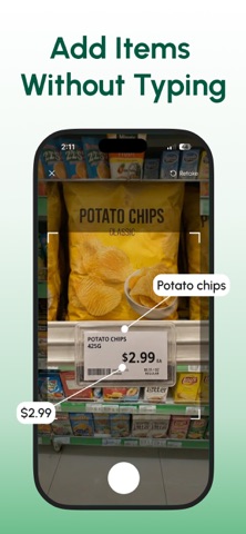 Grocery Budget: Shopping List screenshot