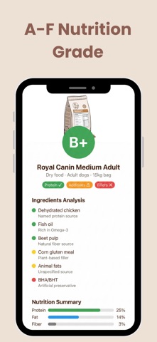 Dog Food Scanner & Advisor iPhone screenshot